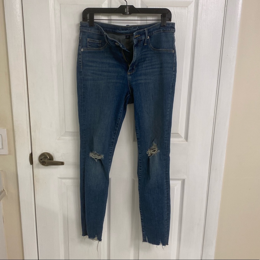 Universal Thread Jegging, Distressed Medium Wash - image 1